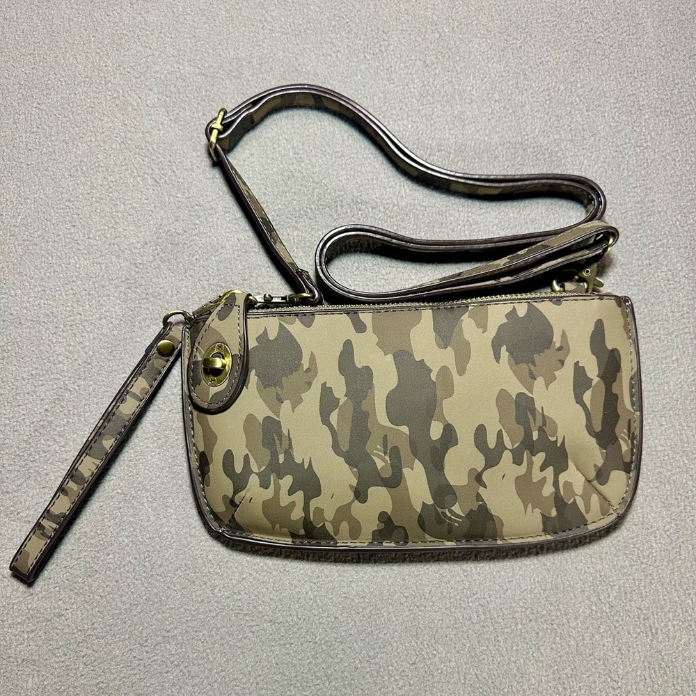 Joy Susan Mini Crossbody Wristlet Clutch crossbody olive Camo